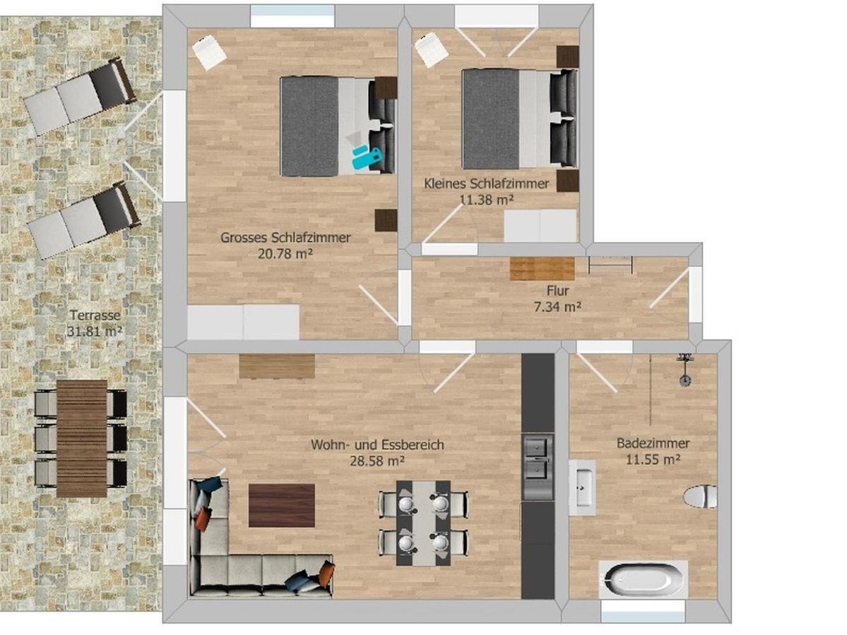 Ferienwohnung Am Park Badenweiler Eksteriør billede